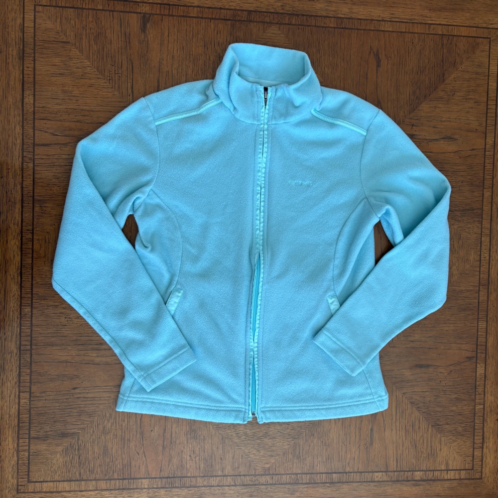 Patagonia Light Blue Full-Zip Fleece Jacket